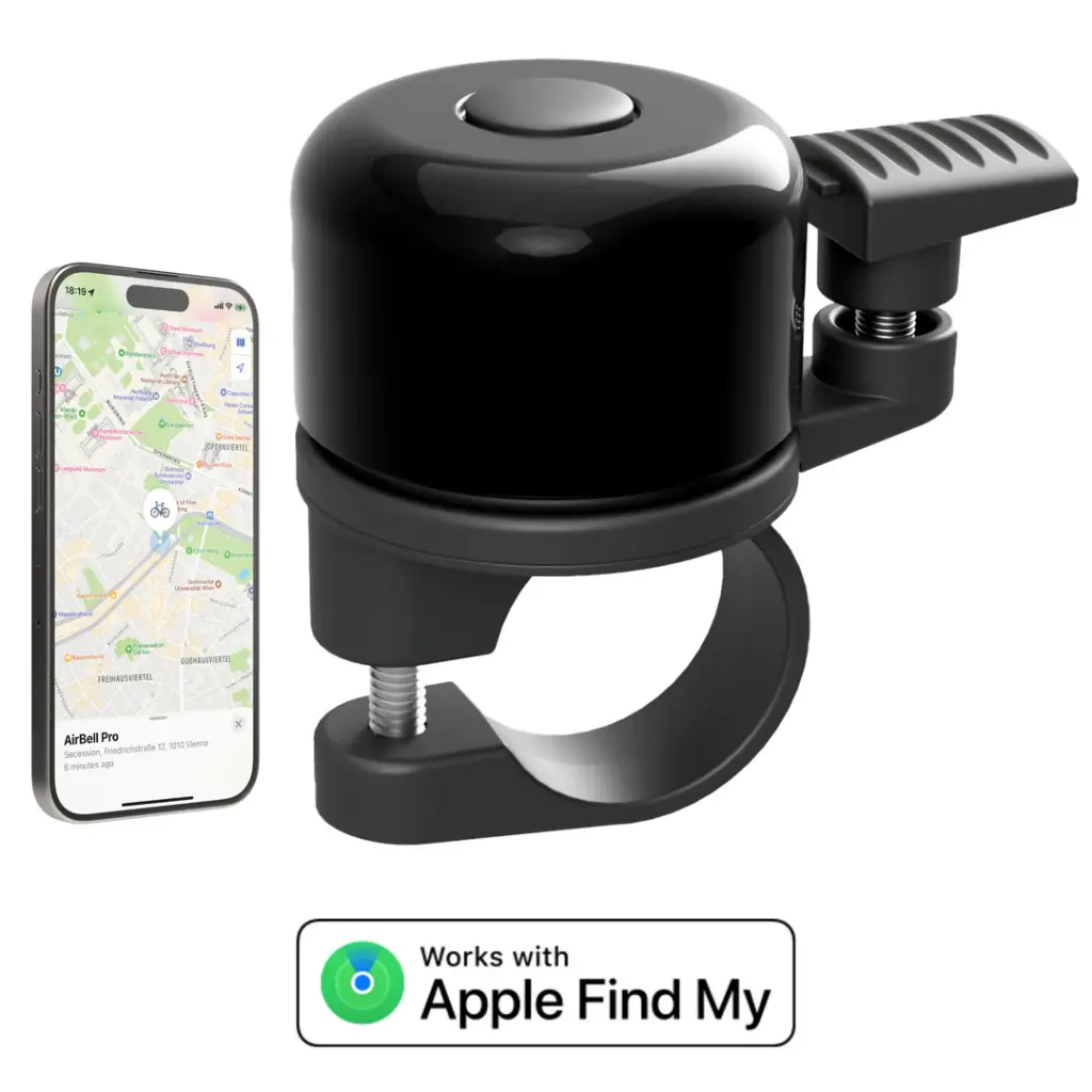 AirBell Pro bicycle bell - airtag