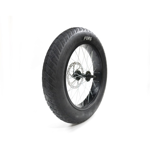 [F05.004] FORS fatbike voorwiel 20x4 inch (compleet)